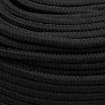 Bootsseil Schwarz 6 mm 50 m Polypropylen