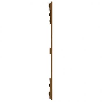 Wand-Kopfteil Honigbraun 127,5x3x90 cm Massivholz Kiefer