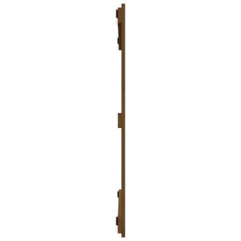 Wand-Kopfteil Honigbraun 95,5x3x90 cm Massivholz Kiefer