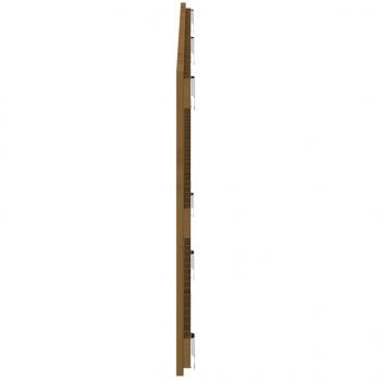 Wand-Kopfteil Honigbraun 166x3x60 cm Massivholz Kiefer