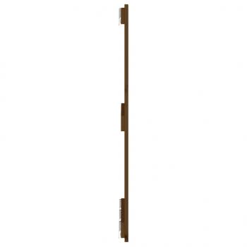 Wand-Kopfteil Honigbraun 166x3x90 cm Massivholz Kiefer