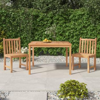 ARDEBO.de - 3-tlg. Garten-Essgruppe Massivholz Teak