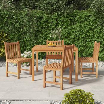 ARDEBO.de - 5-tlg. Garten-Essgruppe Massivholz Teak