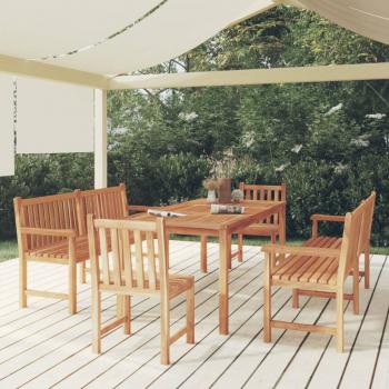 ARDEBO.de - 5-tlg. Garten-Essgruppe Massivholz Teak