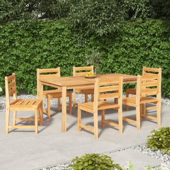 ARDEBO.de - 7-tlg. Garten-Essgruppe Massivholz Teak