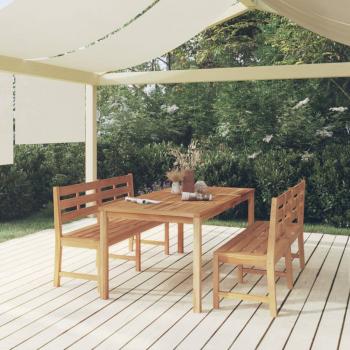 ARDEBO.de - 3-tlg. Garten-Essgruppe Massivholz Teak