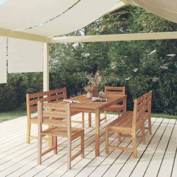 ARDEBO.de - 5-tlg. Garten-Essgruppe Massivholz Teak