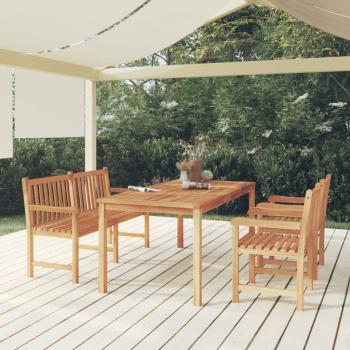 ARDEBO.de - 4-tlg. Garten-Essgruppe Massivholz Teak