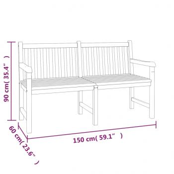 4-tlg. Garten-Essgruppe Massivholz Teak