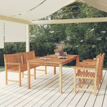 ARDEBO.de - 4-tlg. Garten-Essgruppe Massivholz Teak