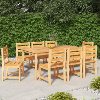 ARDEBO.de - 9-tlg. Garten-Essgruppe Massivholz Teak