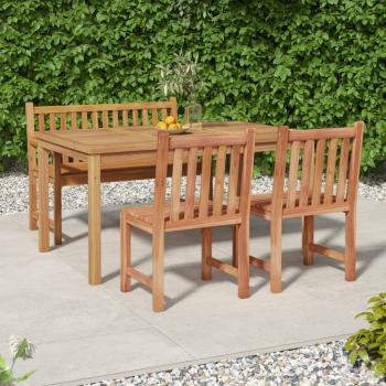 ARDEBO.de - 4-tlg. Garten-Essgruppe Massivholz Teak