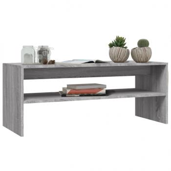 Couchtisch Grau Sonoma 100x40x40 cm Holzwerkstoff