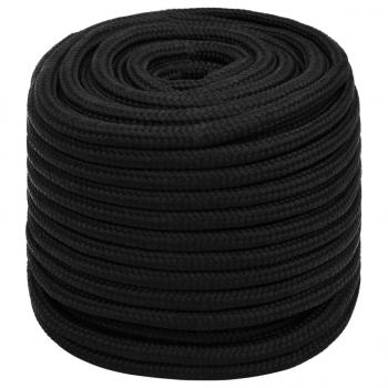 Arbeitsseil Schwarz 18 mm 50 m Polyester