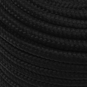 Arbeitsseil Schwarz 12 mm 250 m Polyester