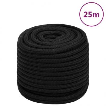 ARDEBO.de - Arbeitsseil Schwarz 16 mm 25 m Polyester