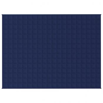 Gewichtsdecke Blau 150x200 cm 11 kg Stoff