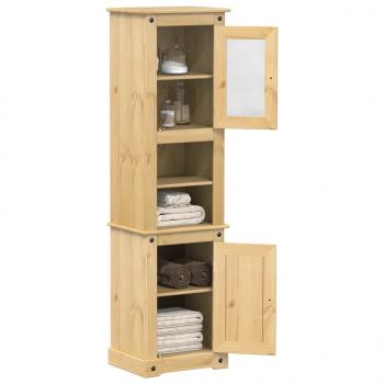 ARDEBO.de - Badschrank Corona 50x40x185 cm Massivholz Kiefer