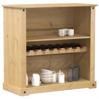 ARDEBO.de - Weinschrank Corona 107,5x51x105,5 cm Massivholz Kiefer