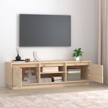 TV-Schrank 140x35x40 cm Massivholz Kiefer