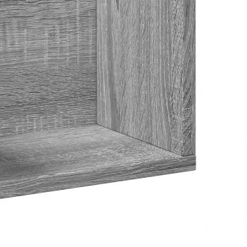 Wandschrank Grau Sonoma 99x18x16,5 cm Holzwerkstoff