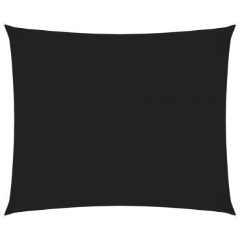 Sonnensegel Oxford-Gewebe Rechteckig 2,5x3,5 m Schwarz