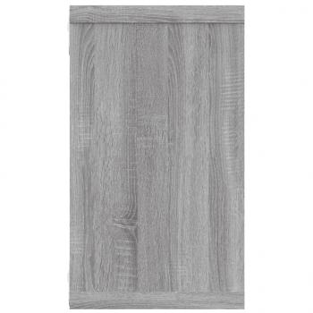 Wandregale 2 Stk. Grau Sonoma 80x15x26,5 cm Holzwerkstoff