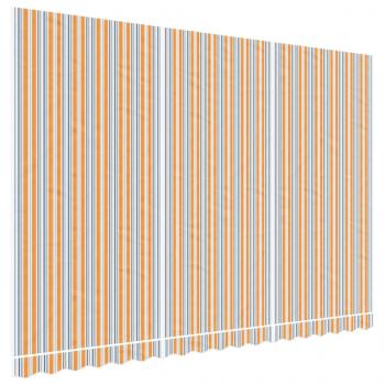 Markisenbespannung Mehrfarbig Gestreift 4,5x3 m