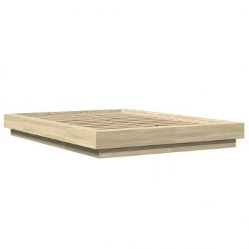 Bettgestell Sonoma-Eiche 140x190 cm Holzwerkstoff