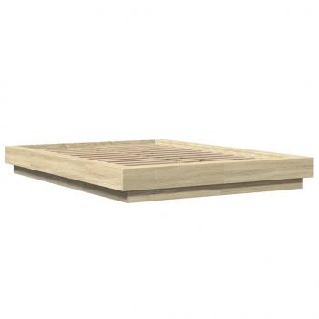 Bettgestell Sonoma-Eiche 120x190 cm Holzwerkstoff