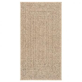 Teppich ZIZUR 60x110 cm Jute-Optik Indoor und Outdoor