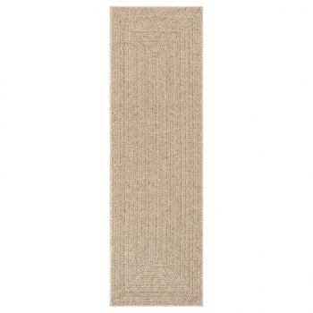 Teppich ZIZUR 80x250 cm Jute-Optik Indoor und Outdoor