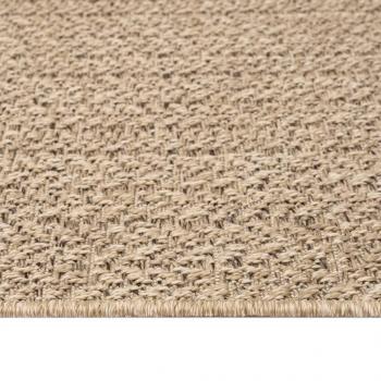 Teppich ZIZUR 80x250 cm Jute-Optik Indoor und Outdoor