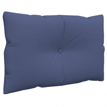 Palettenkissen-Set Marineblau 60x38x13 cm Stoff