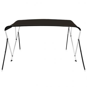 3-Bow Bimini-Top Schwarz 182x184x136 cm