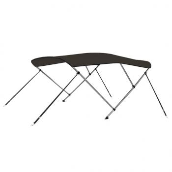 3-Bow Bimini-Top Schwarz 182x184x136 cm