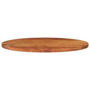 Tischplatte 140x50x3,8 cm Oval Massivholz Akazie