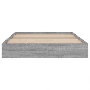 Bettgestell Grau Sonoma 90x190 cm Holzwerkstoff