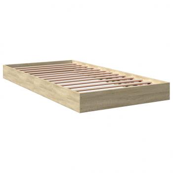 Bettgestell Sonoma-Eiche 100x200 cm Holzwerkstoff