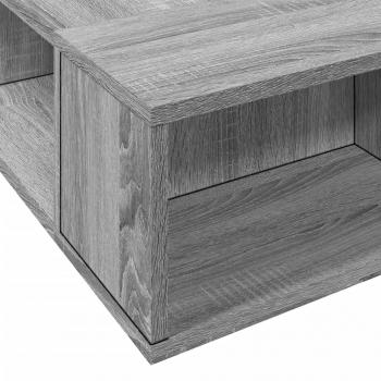 Bettgestell Grau Sonoma 75x190 cm Holzwerkstoff