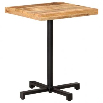 Bistrotisch Quadratisch 60x60x75 cm Raues Mangoholz 