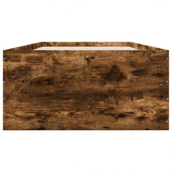 Bettgestell Räuchereiche 90x200 cm Holzwerkstoff