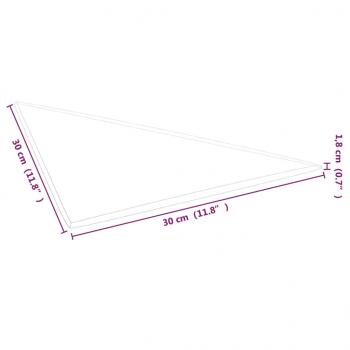 Wandpaneele 12 Stk. Dunkelgrün 30x30 cm Samt 0,54 m²