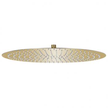 ARDEBO.de - Regenbrause Edelstahl 50 cm Rund Golden