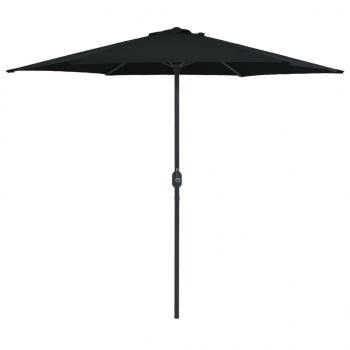 ARDEBO.de - Sonnenschirm mit Aluminium-Mast 270 x 246 cm Schwarz