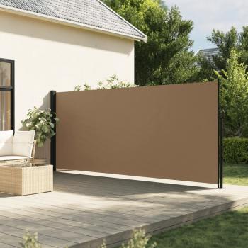 ARDEBO.de - Seitenmarkise Ausziehbar Taupe 180x600 cm