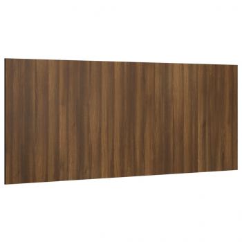 Kopfteil Braun Eichen-Optik 200x1,5x80 cm Holzwerkstoff