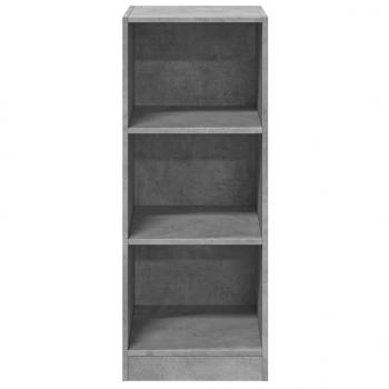 Kleiderschrank Betongrau 48x41x102 cm Holzwerkstoff