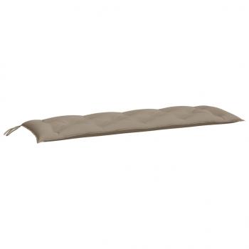 Gartenbank-Auflage Taupe 150x50x7 cm Oxford-Gewebe