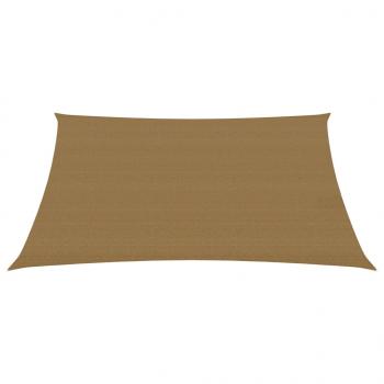 Sonnensegel 160 g/m² Taupe 3x4,5 m HDPE